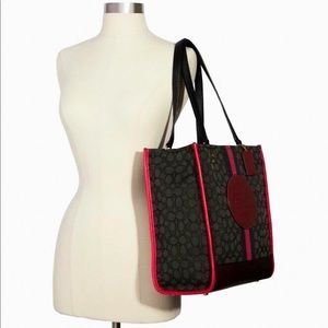 COACH Dempsey Tote with Stripe & Coach Patch NWOT